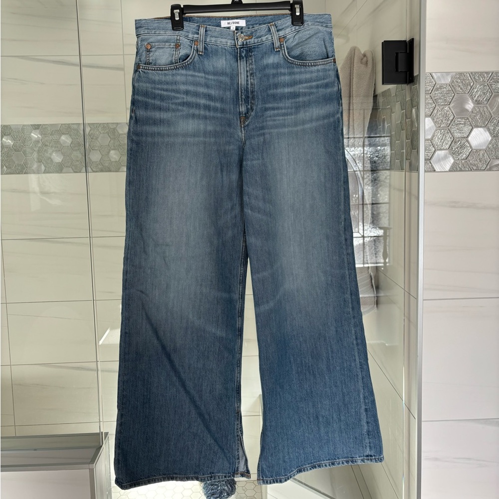 RE/DONE new with tag wide leg jeans $295